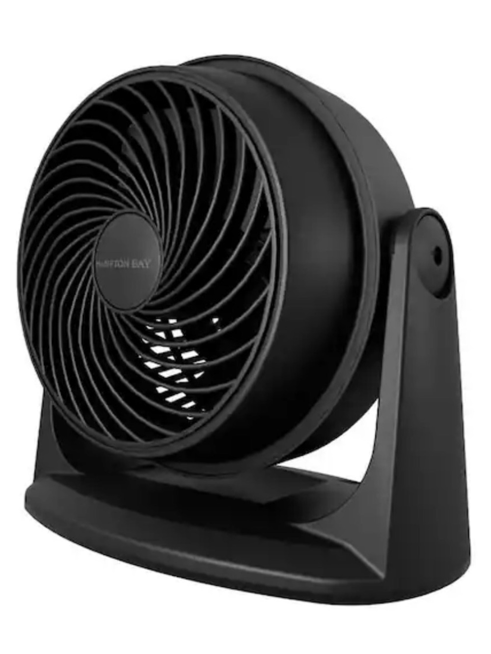 8” Compact Black Personal Desk Fan - Portable Air Circulator